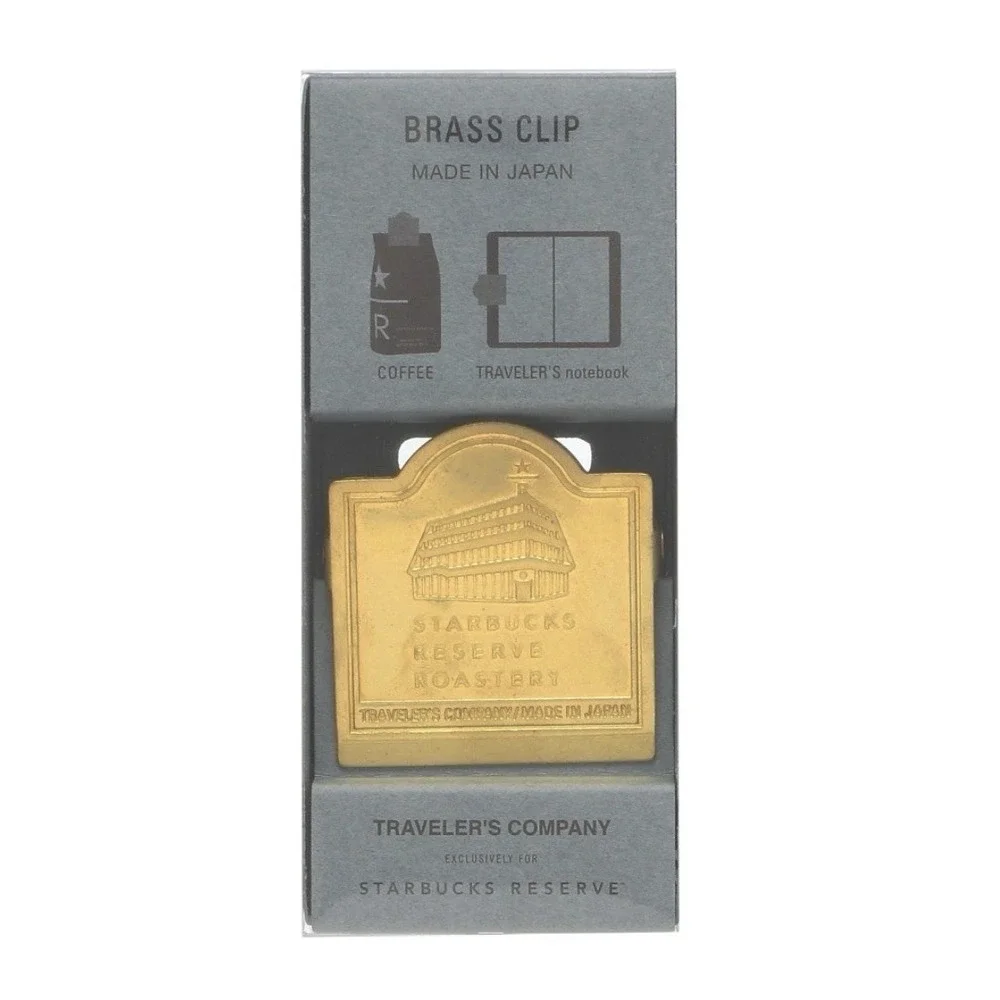 TRAVELER'S Notebook Starbucks Reserve Tokyo Limited Brass Clip JAPAN